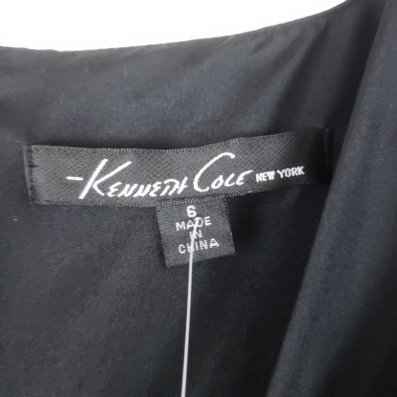 Kenneth Cole Black 100% Silk Dress - Picture 4 of 8